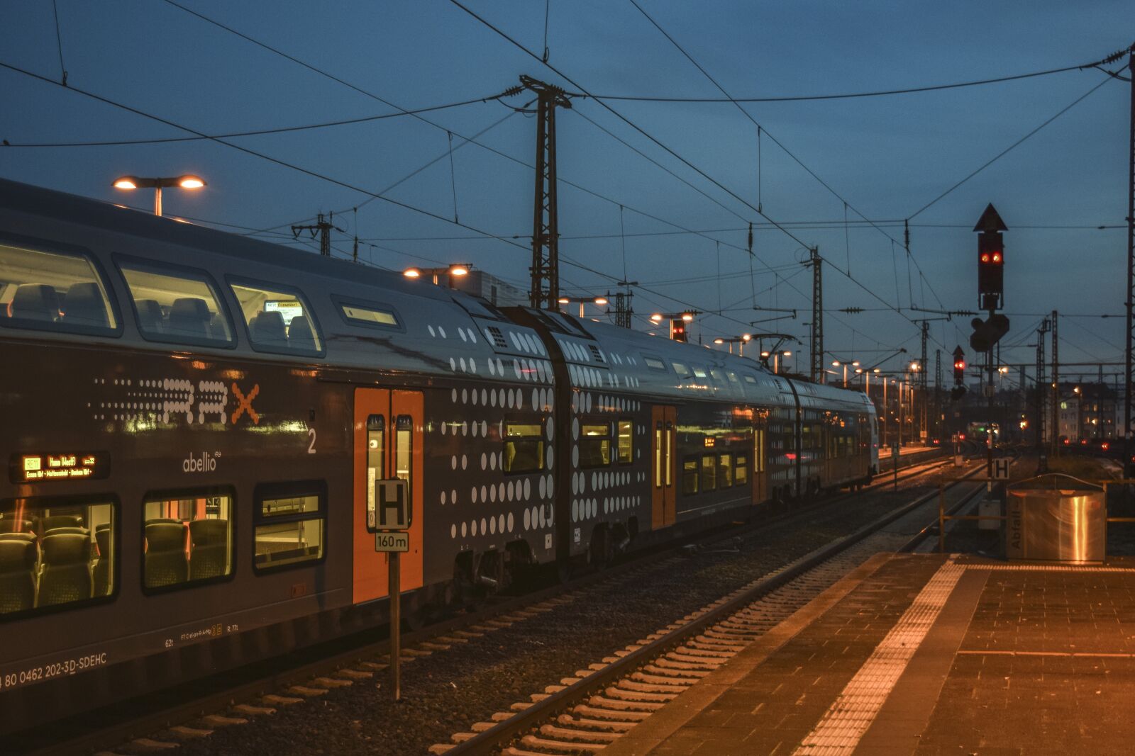 Nikon D3300 sample photo. Railway station, train, railway photography