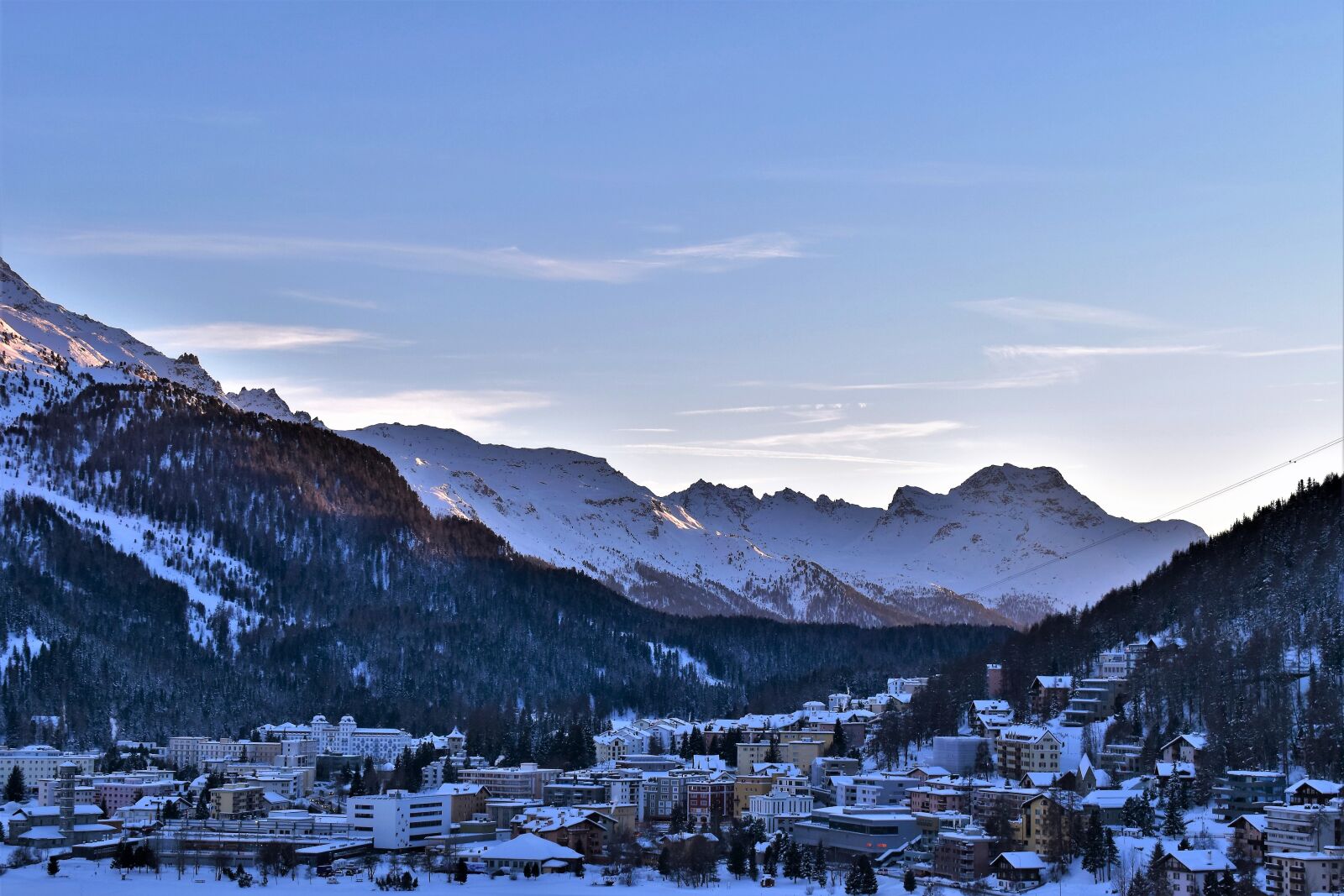 Nikon D5500 sample photo. Winter, mountains, ski area photography