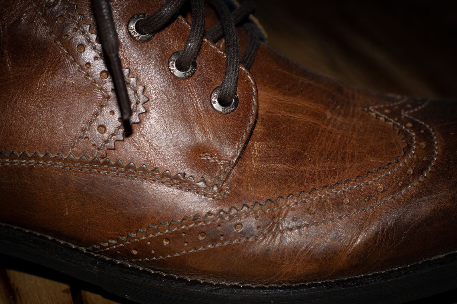 Nikon D7100 sample photo. Shoe, leather shoe, brown photography