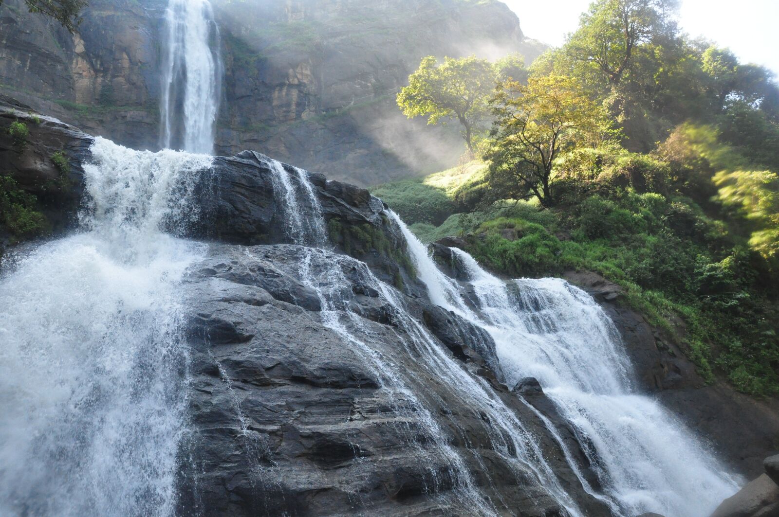 Nikon D90 sample photo. Waterfalls, panorama, background photography