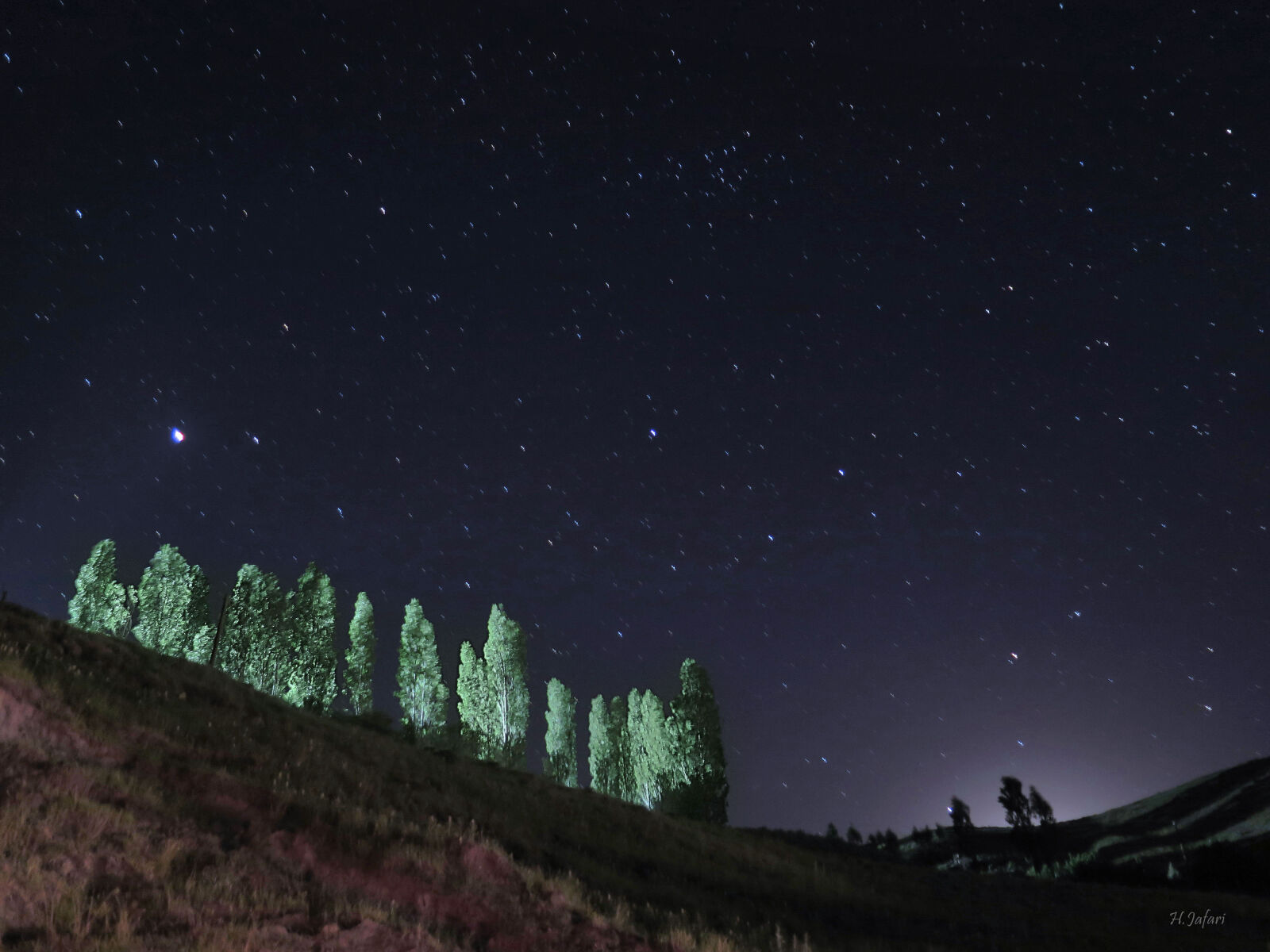 Canon PowerShot G16 sample photo. Blue, sky, landscape, night photography