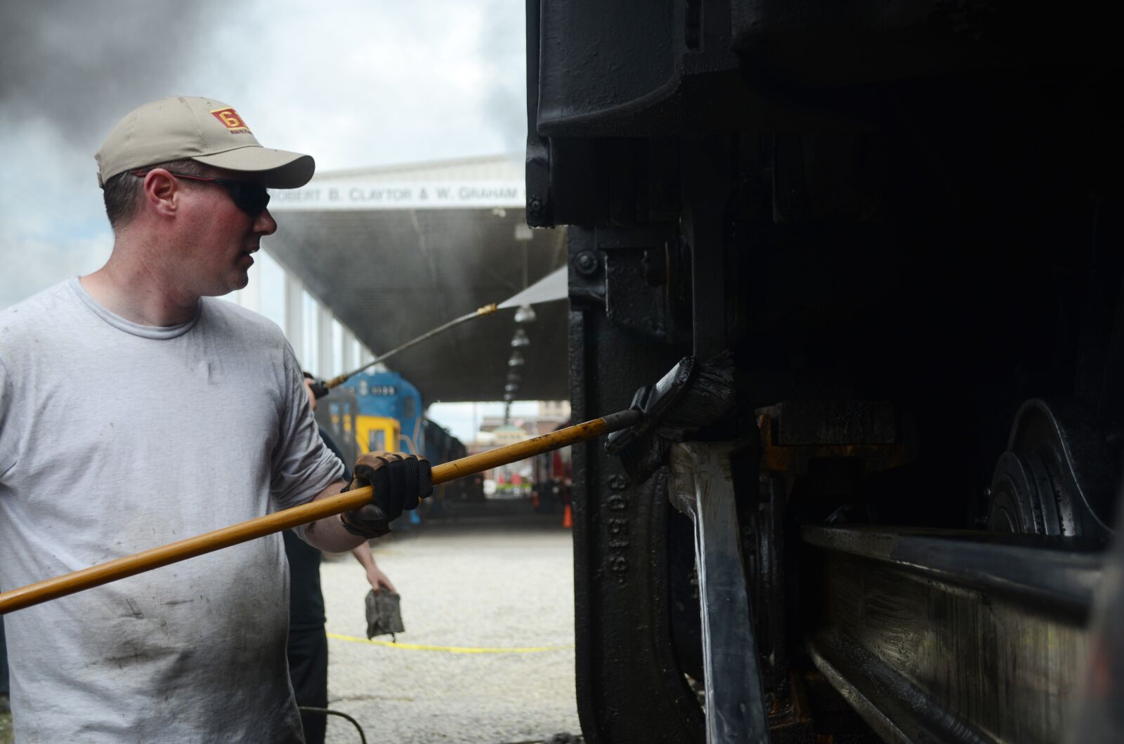 Nikon D7000 sample photo. Steam locomotive, train, steam photography