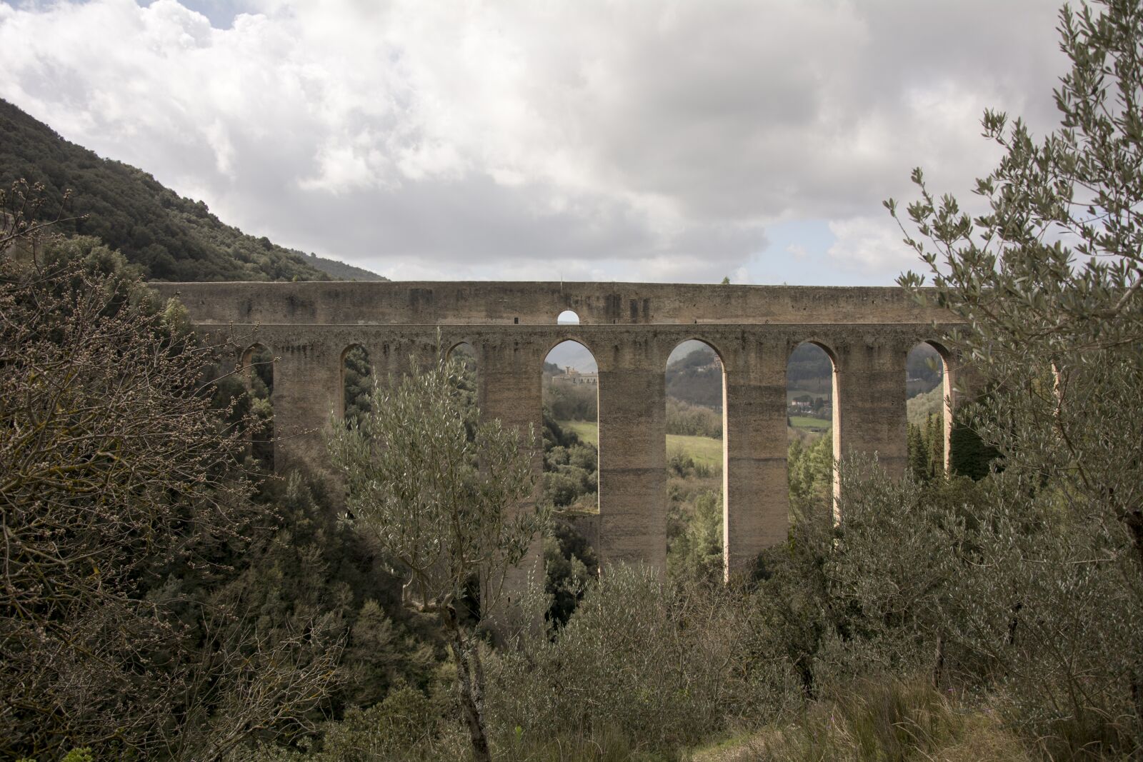 Nikon D7100 sample photo. Bridge, aqueduct, spoleto photography