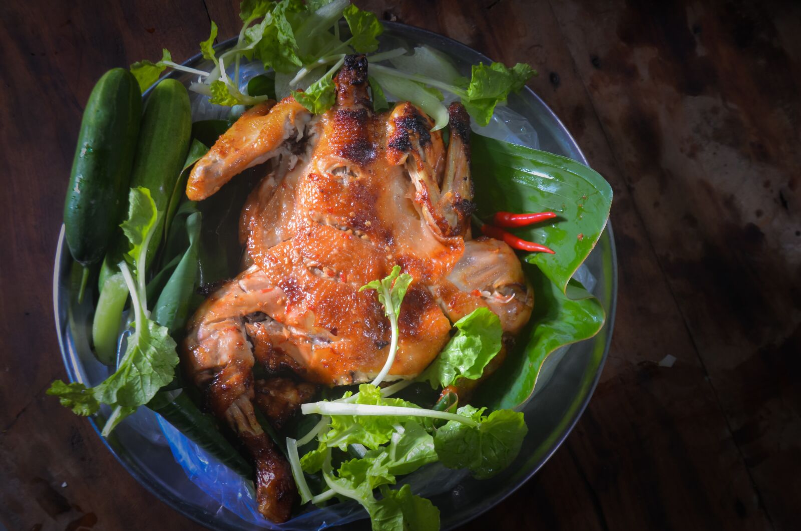 Nikon D5100 sample photo. Roasted chicken, food, delicious photography