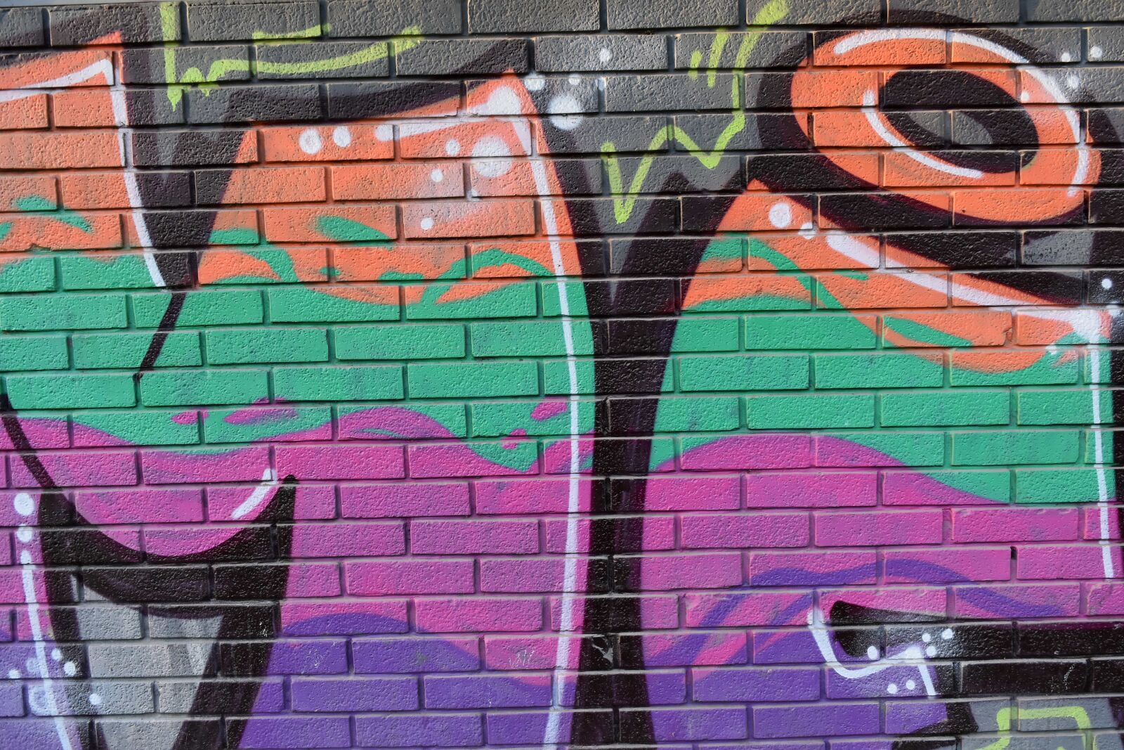Nikon D5500 sample photo. Graffiti, tile, wall, pattern photography