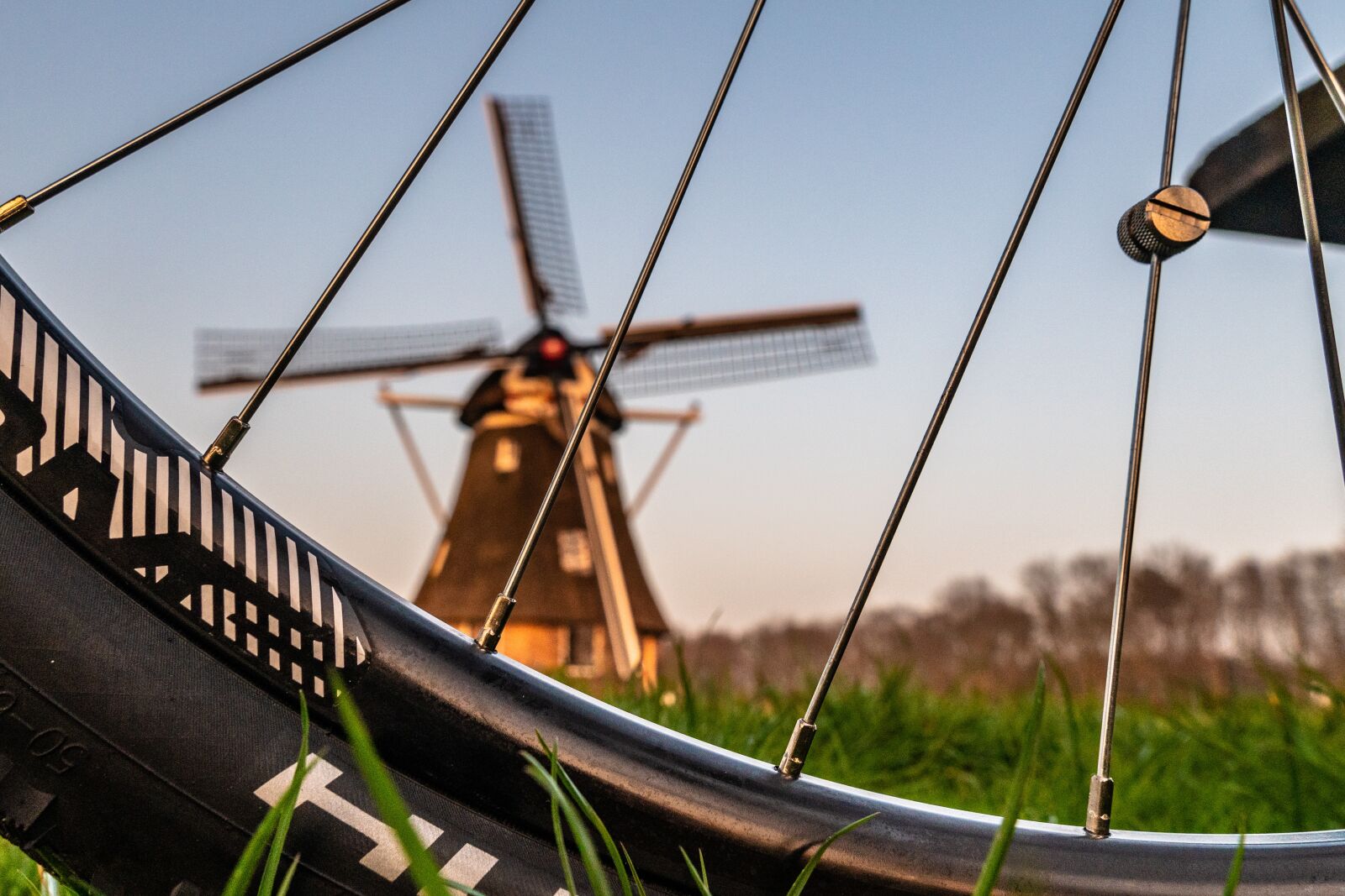 Sony a6300 sample photo. Windmill, wheel, bicycle photography