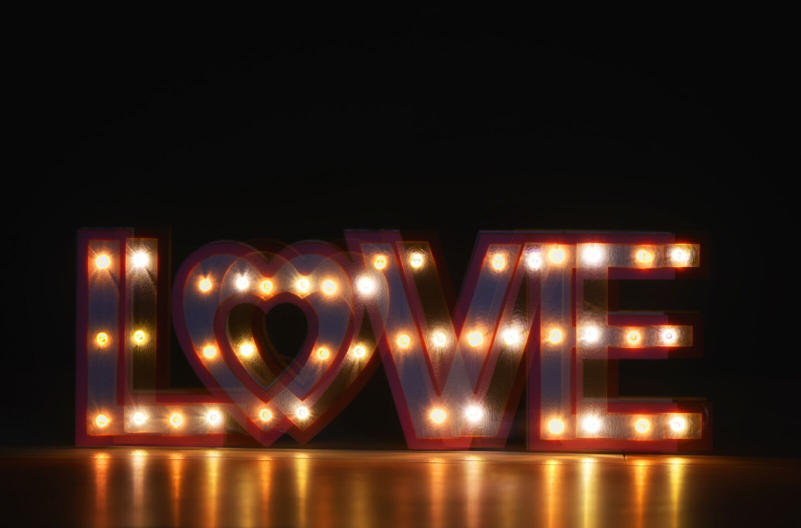 Nikon D7200 sample photo. Multiple exposure, love, valentine's photography