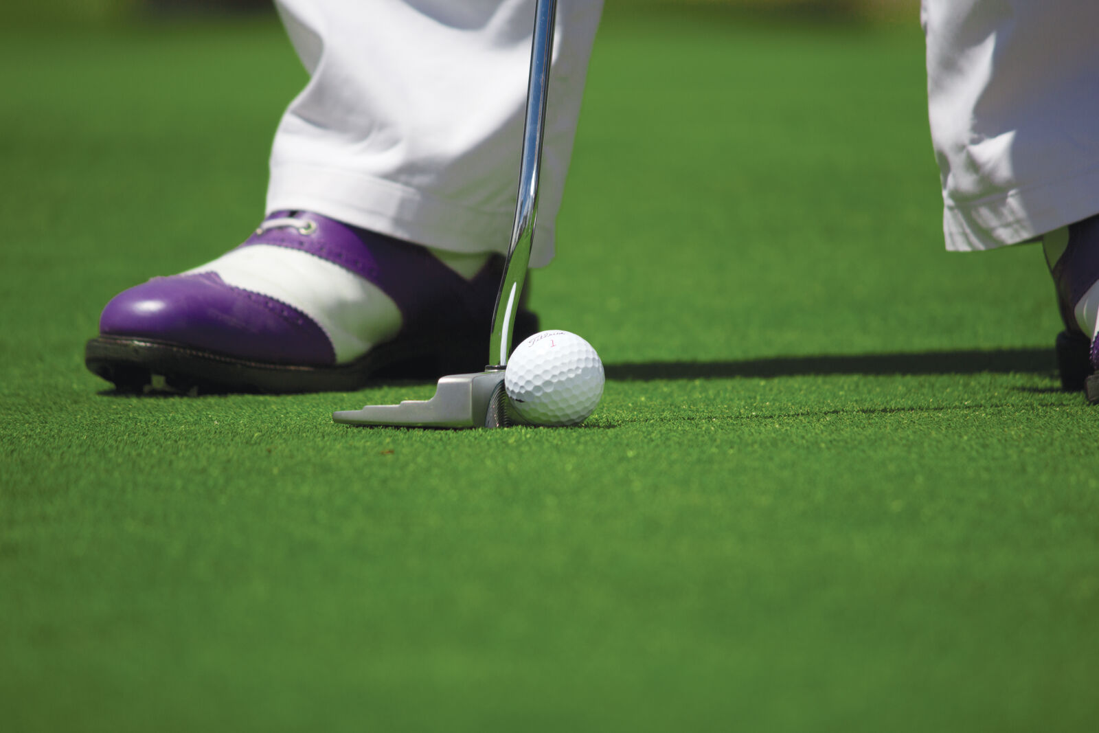 Canon EF-S 55-250mm F4-5.6 IS II sample photo. Grass, green, golf, golf photography