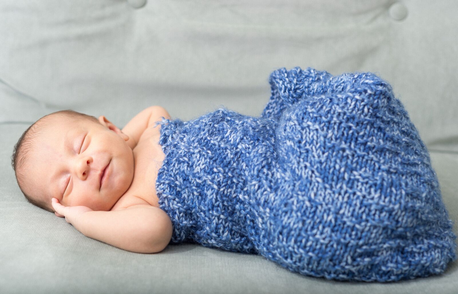 Nikon D600 sample photo. Baby, newborn, swaddle photography