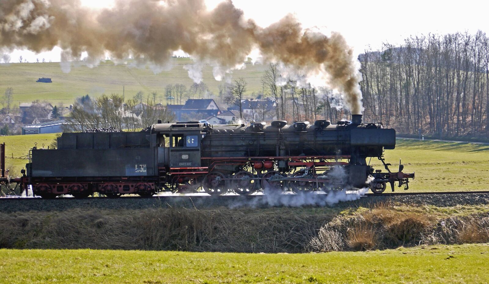 Panasonic Lumix DMC-G1 sample photo. Steam locomotive, smoke, steam photography