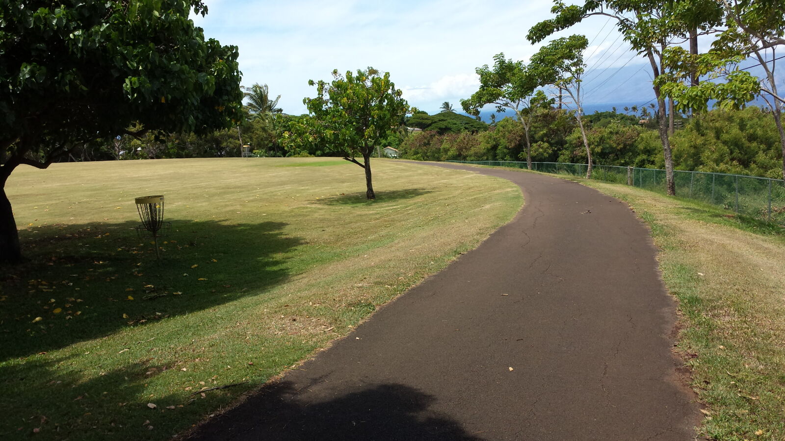 Samsung Galaxy S4 sample photo. Disc, golf, park, path photography
