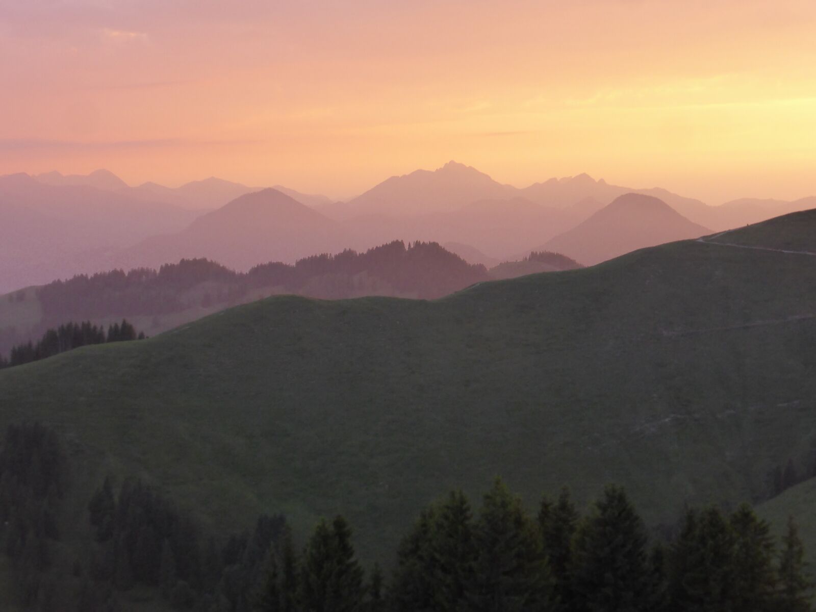 Panasonic DMC-TZ41 sample photo. Sunset, tyrol, alpine photography