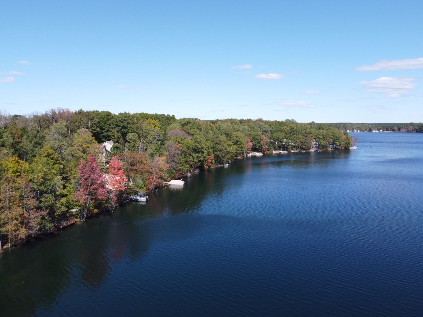 DJI FC7203 sample photo. Drone, lake, michigan photography