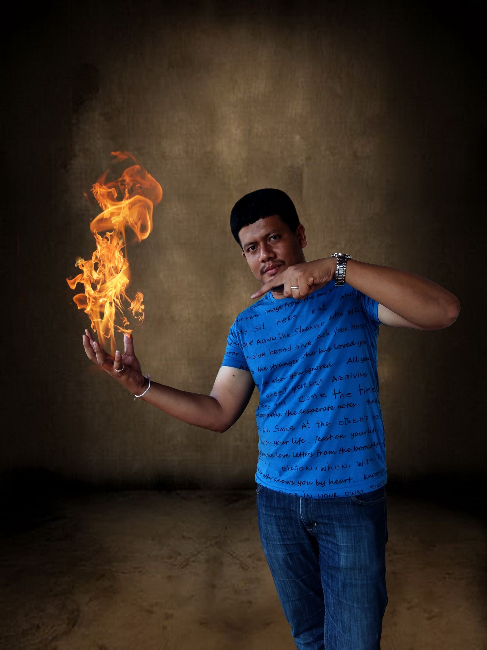Samsung Galaxy A5 sample photo. Fire, flames, the light photography
