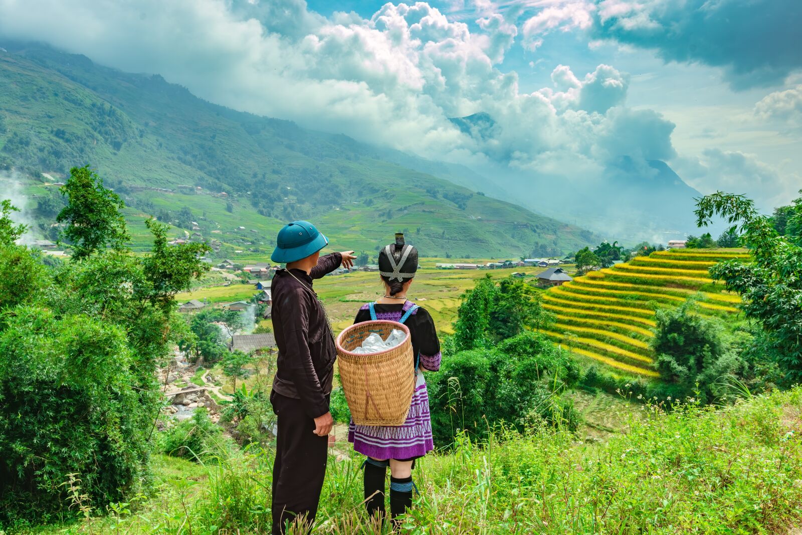 Nikon D750 sample photo. Terraces, vietnam, silk photography