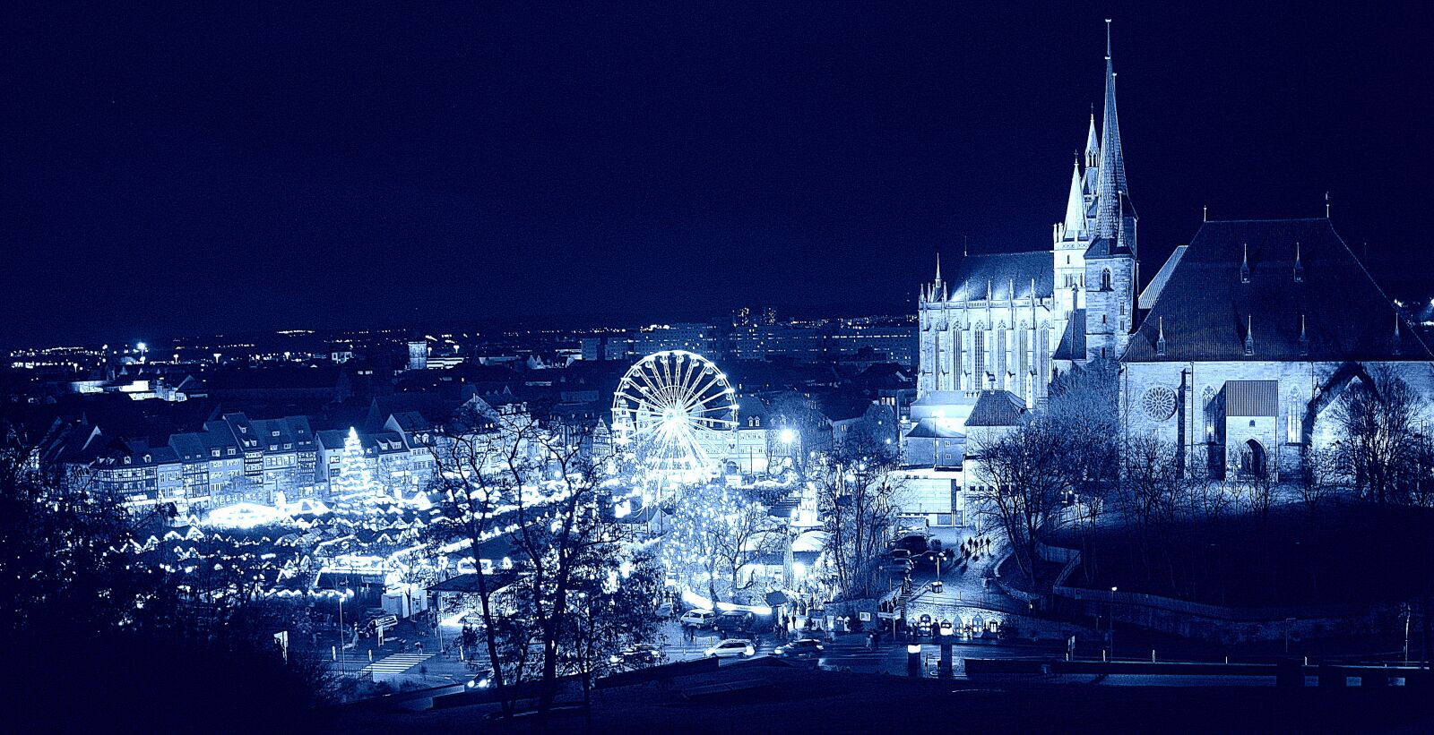 Canon EOS 450D (EOS Rebel XSi / EOS Kiss X2) sample photo. Christmas market, erfurt, dom photography