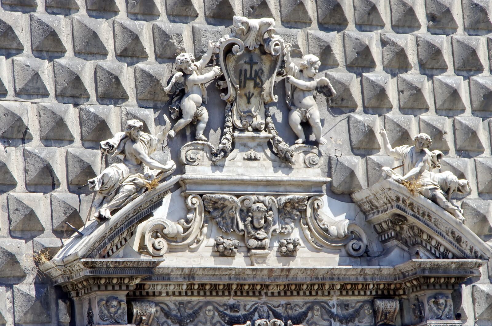 Pentax K-5 sample photo. Italy, naples, gesu nuovo photography