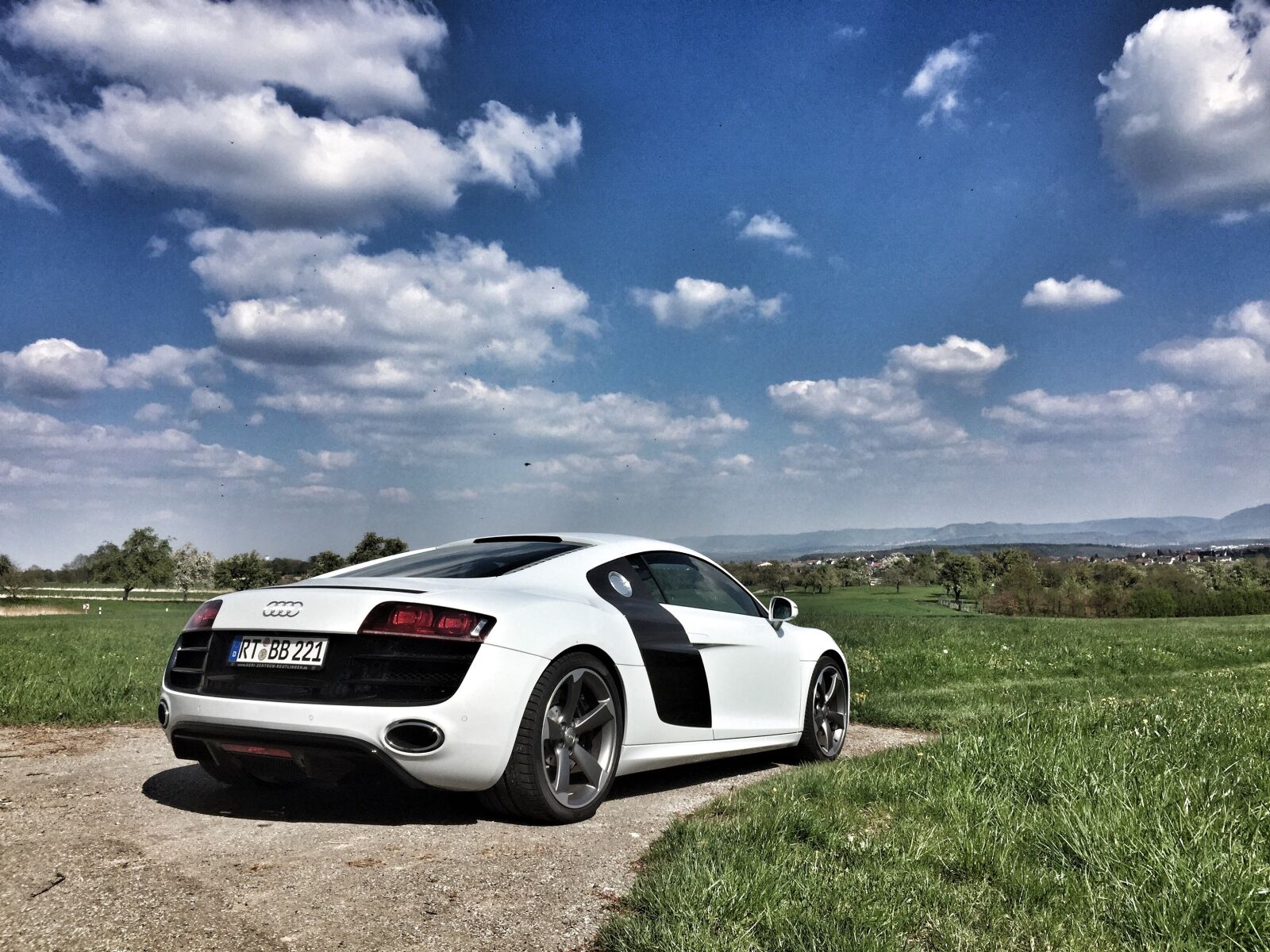 Apple iPhone 6 sample photo. Audi, r8, sports car photography