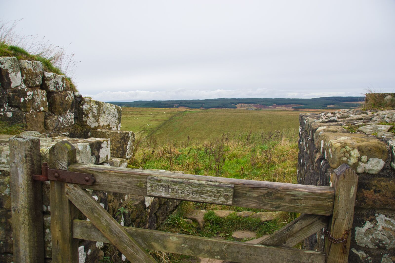 Pentax K-70 sample photo. Hadrian's wall, wall, romans photography