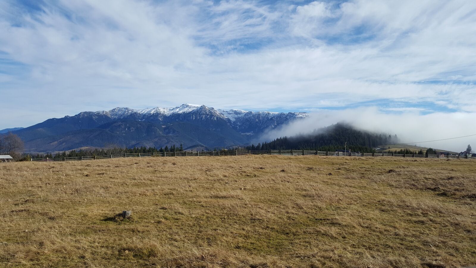 Samsung GALAXY S6 edge sample photo. Mountains, snow, clouds photography