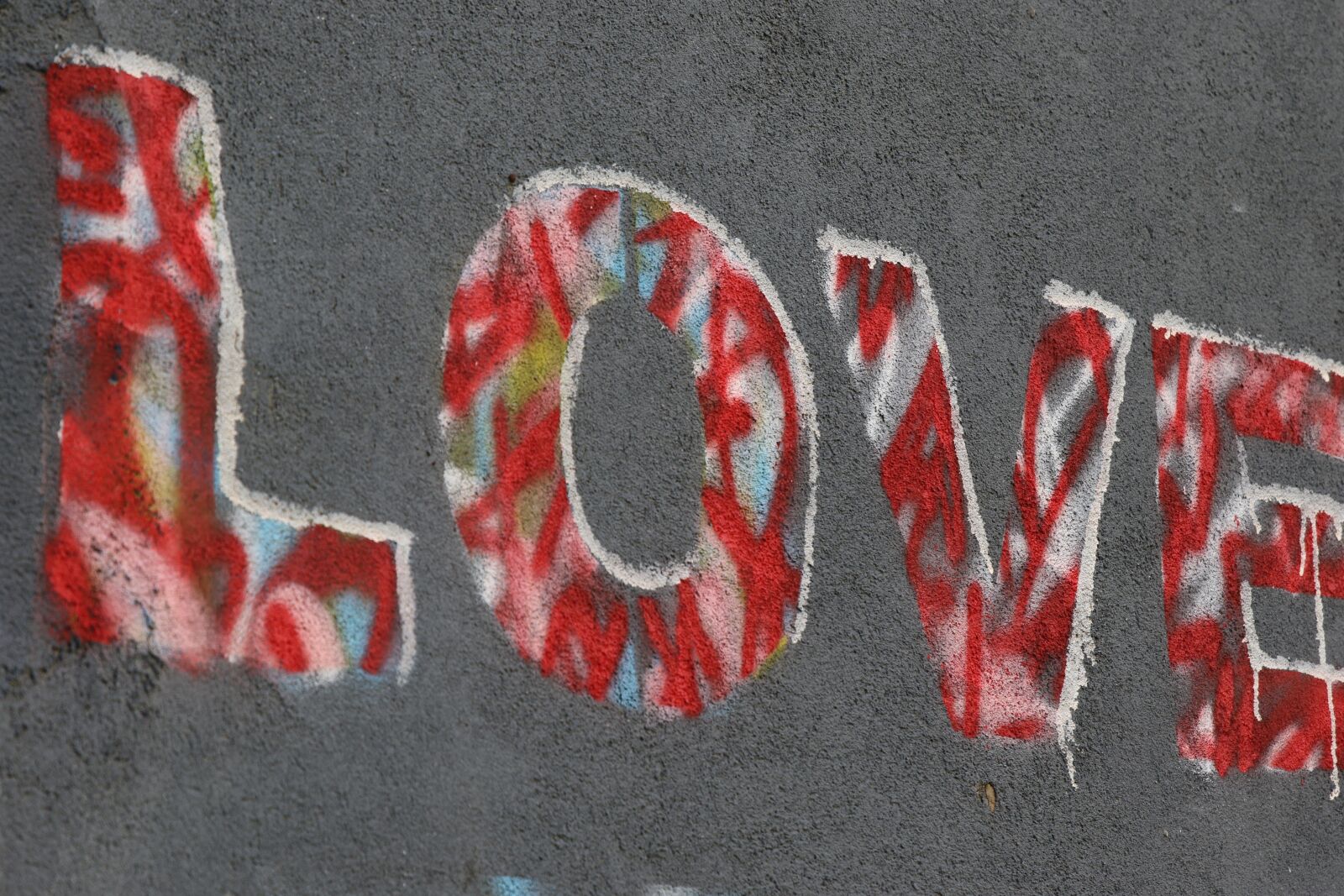 Canon EOS 7D Mark II sample photo. Love, grafitti, street photography