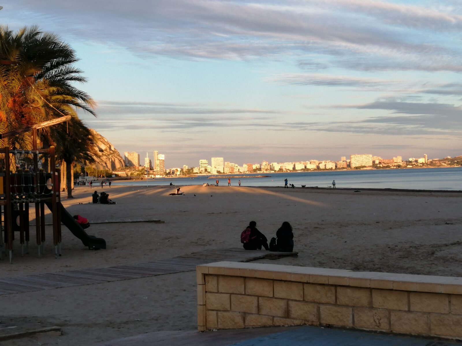 HUAWEI SNE-LX1 sample photo. Alicante, strand, sonnenuntergang photography