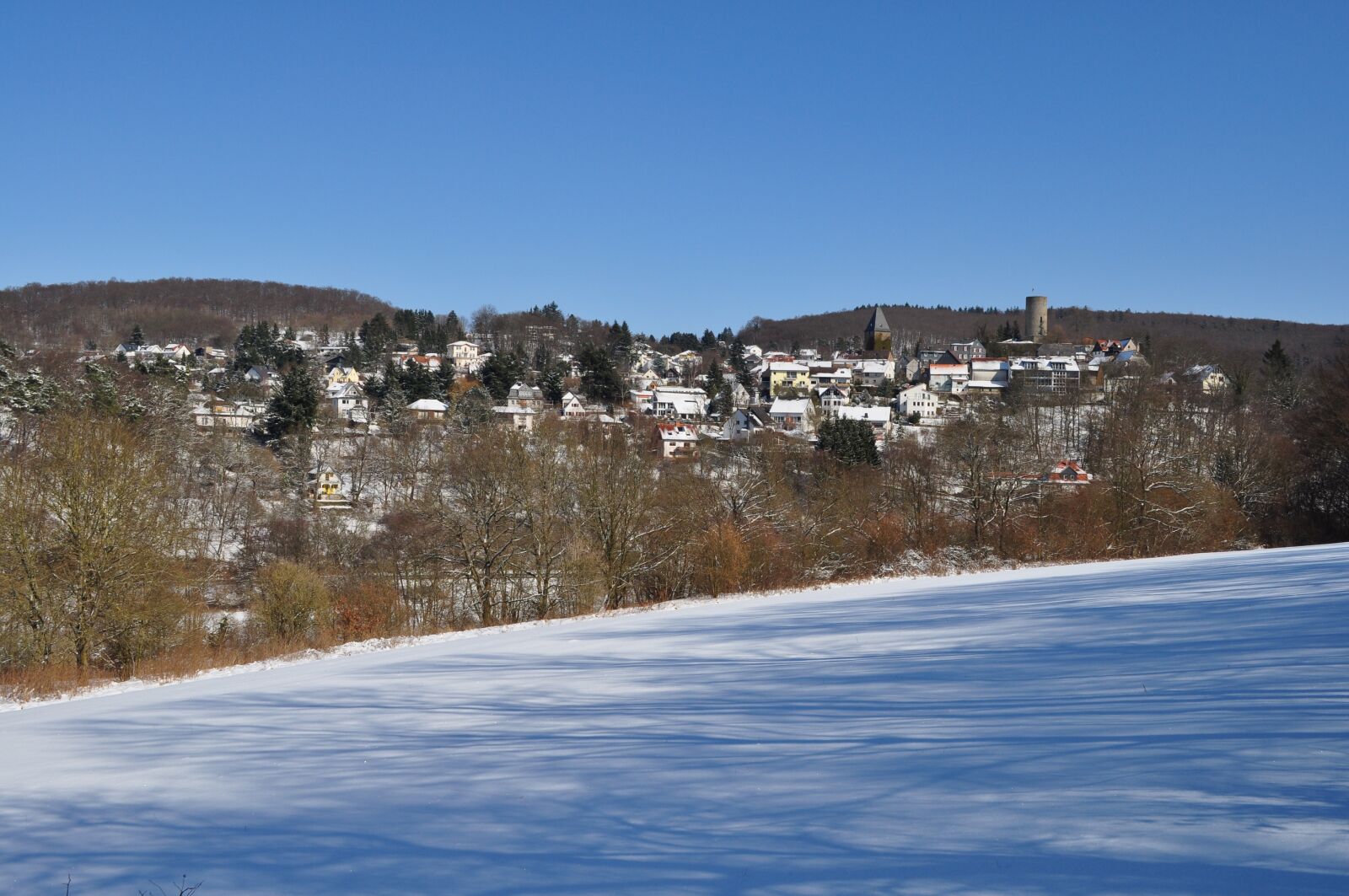 Nikon D5000 sample photo. Altweilnau, village, germany photography