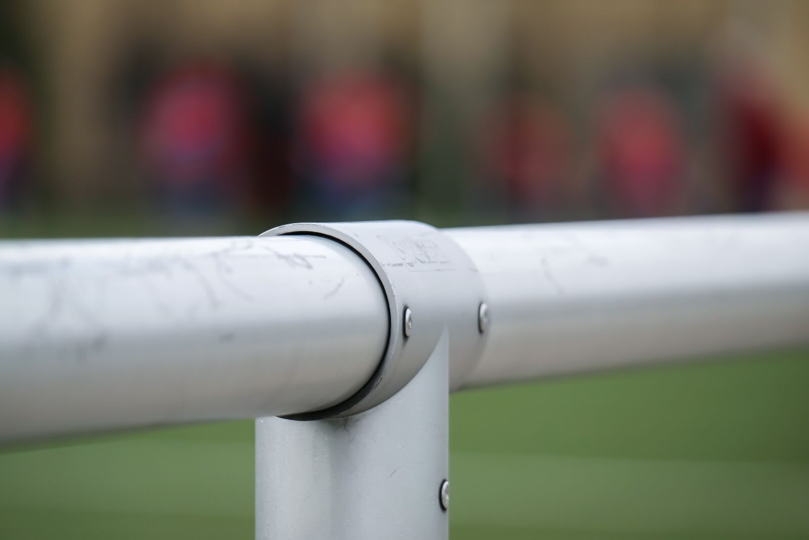 Samsung NX300M sample photo. Railing, sports ground, metal photography