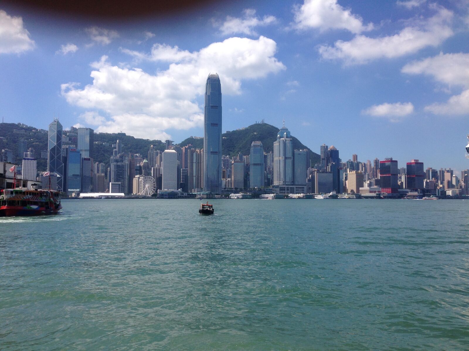 iPhone 5 back camera 4.12mm f/2.4 sample photo. Hong, kong, harbor photography