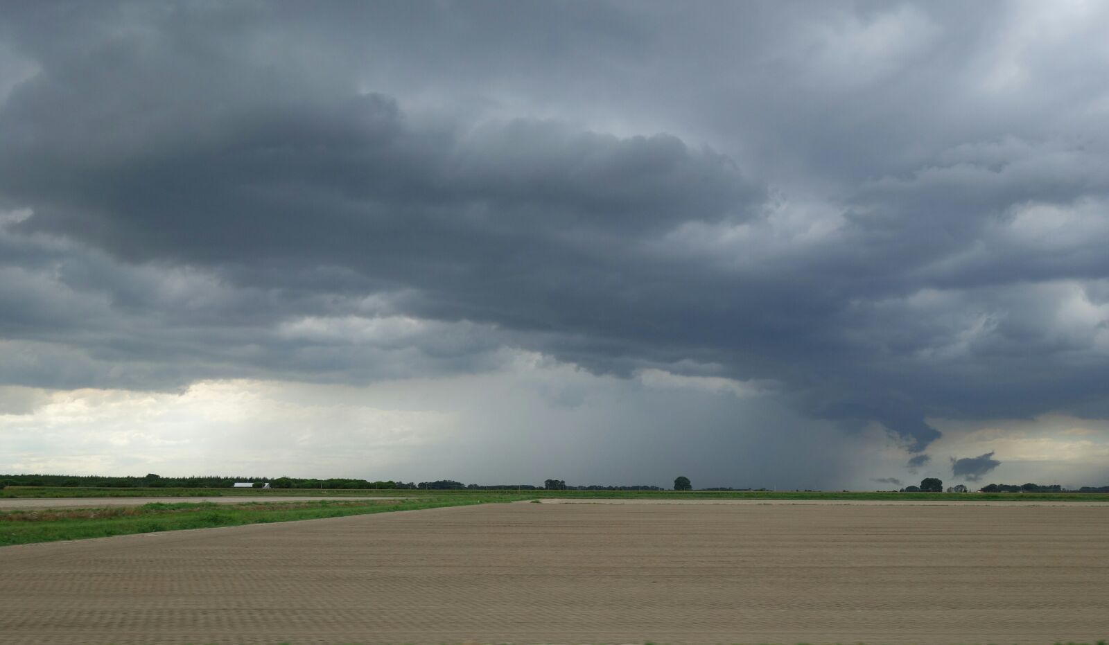 Sony Cyber-shot DSC-RX100 II sample photo. Storm, rain, fields photography