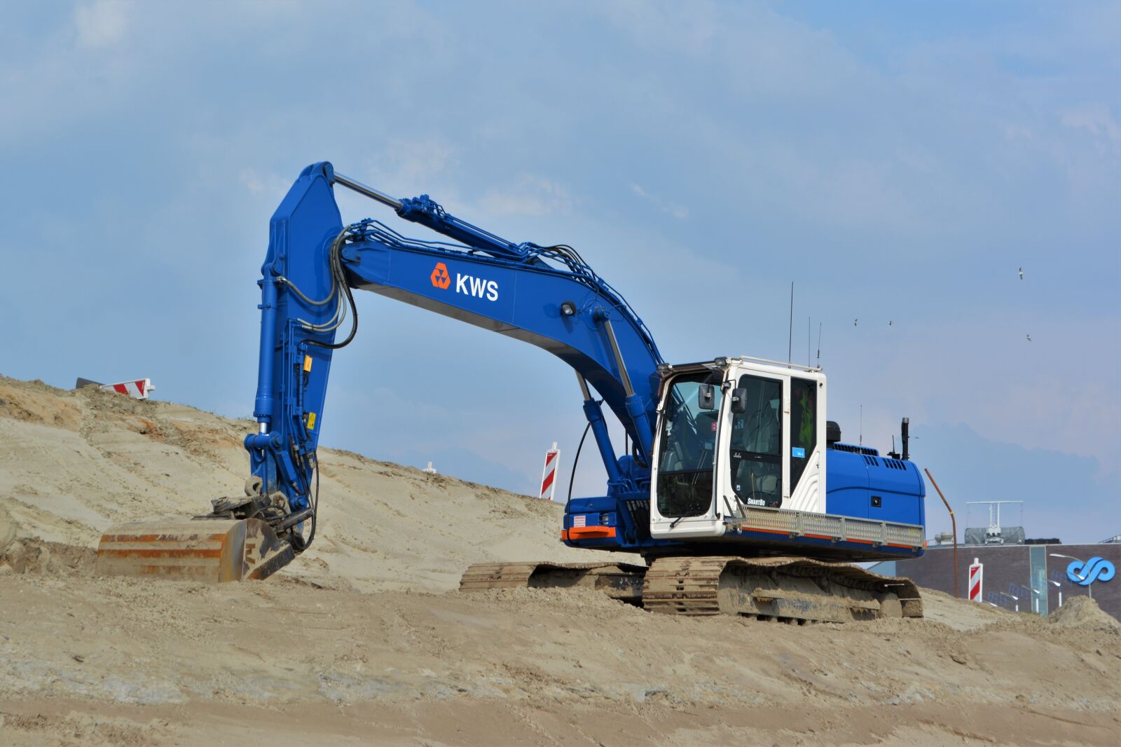 Nikon D5200 sample photo. Delfzijl, dredging, beach photography