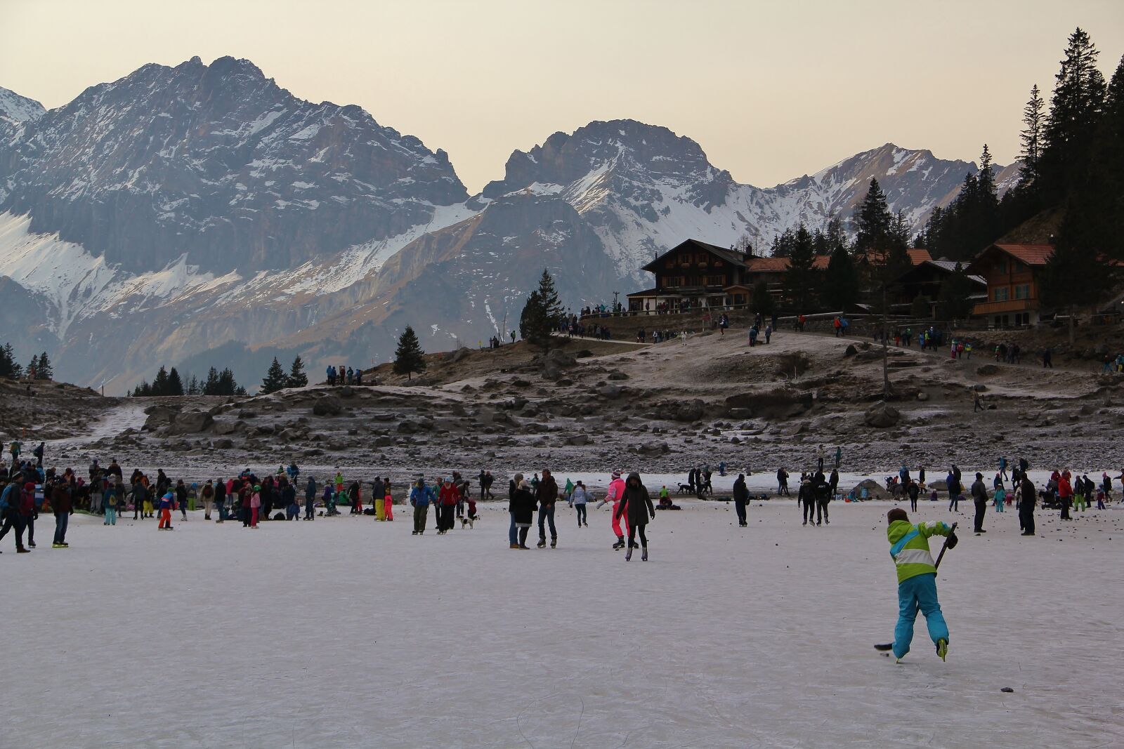 Canon EOS 550D (EOS Rebel T2i / EOS Kiss X4) sample photo. Lake oeschinen, switzerland, nature photography