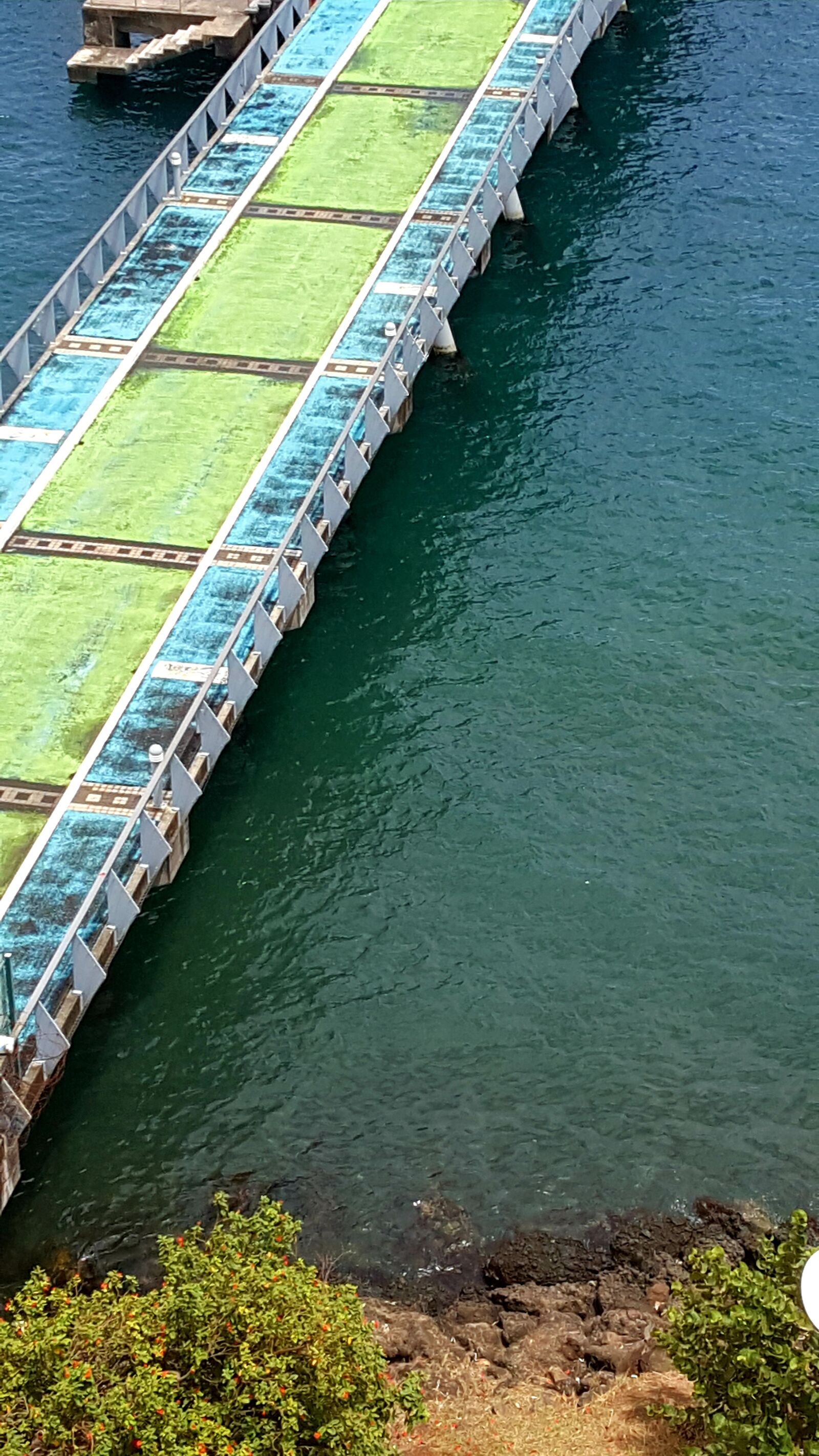 Samsung Galaxy Note5 sample photo. Sea, bridge, blue photography