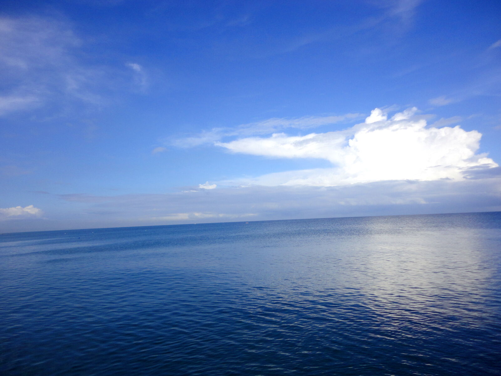 Sony DSC-W360 sample photo. Blue, clouds, deep, ocean photography