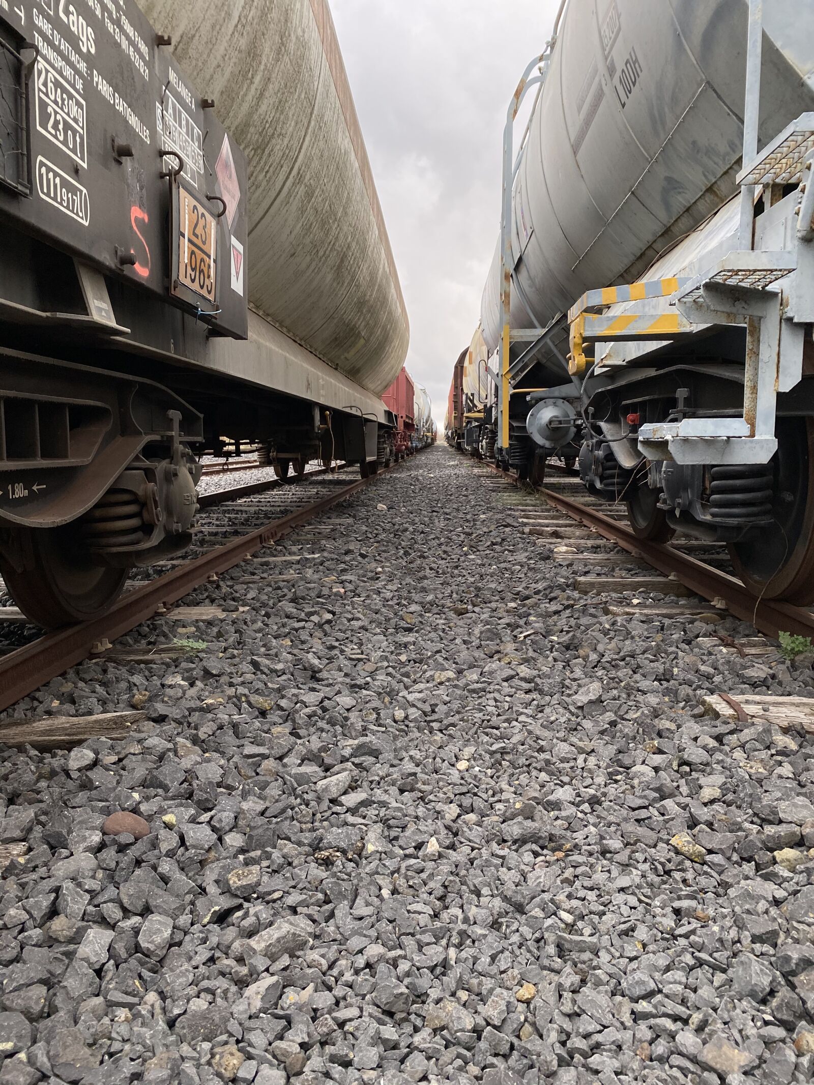 Apple iPhone 11 sample photo. Train, rock, railway photography