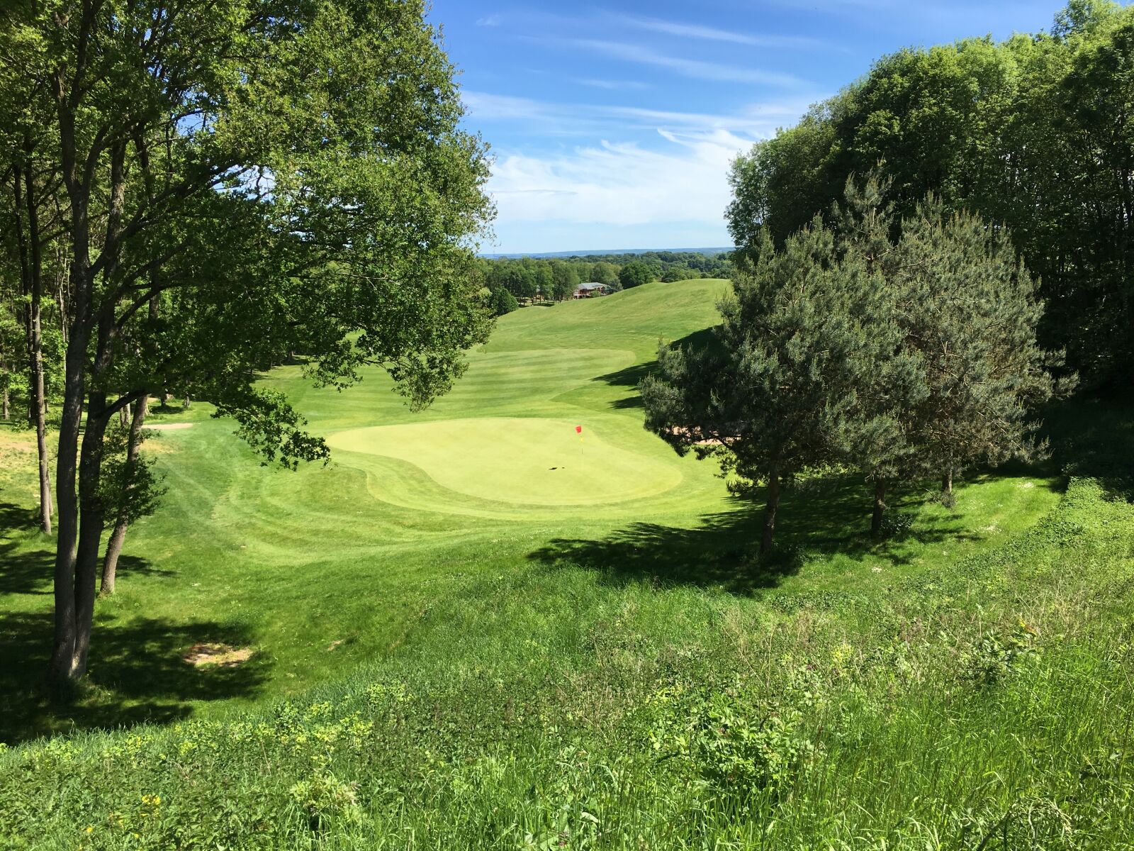 Apple iPhone 6s sample photo. Green, golf, route photography