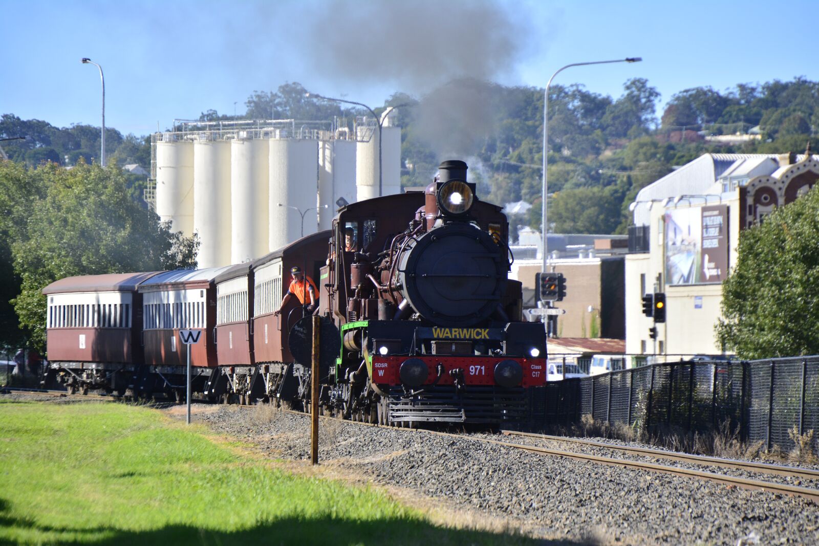 Nikon D5200 sample photo. Toowoomba, train, steam photography