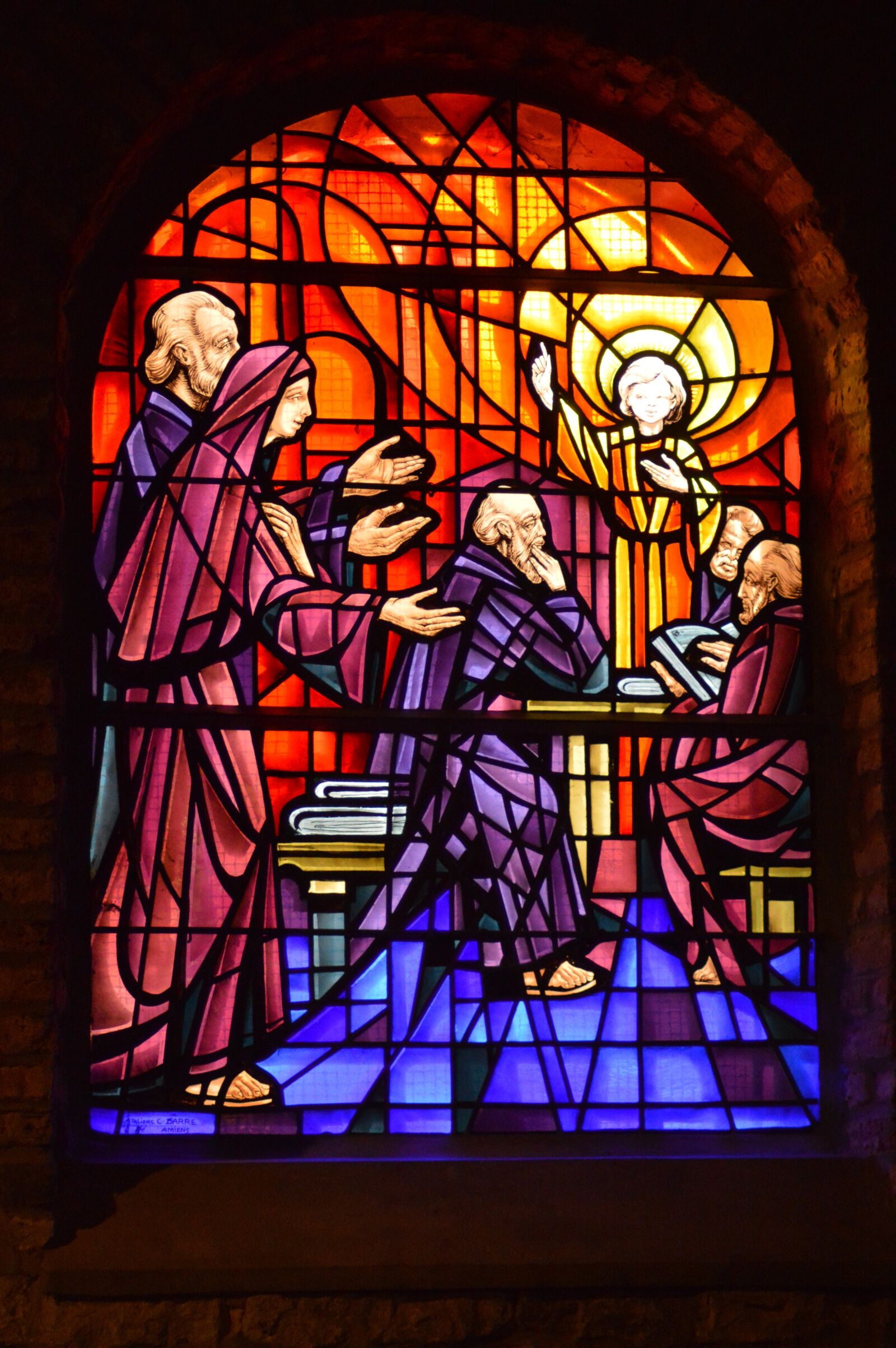Nikon D3200 sample photo. Stained glass, colorful, church photography