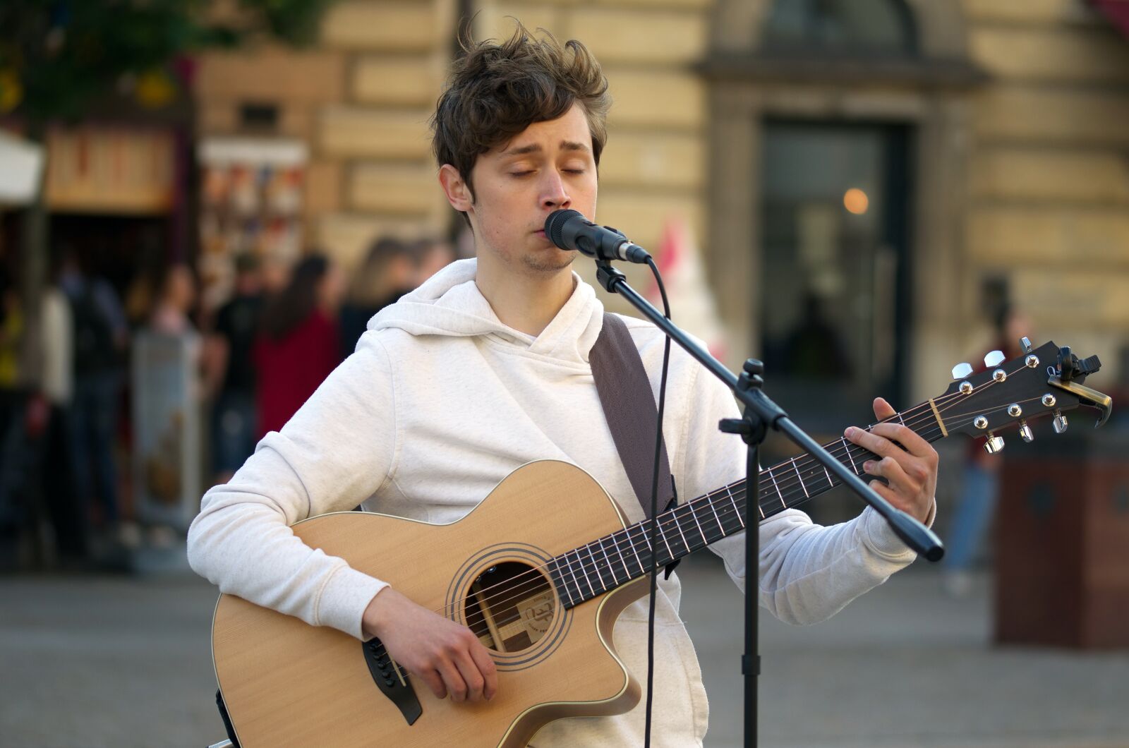 Nikon D5100 sample photo. Boy, young, singing photography