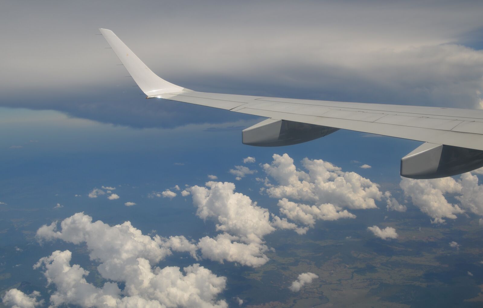 Nikon D5100 sample photo. Aerial, cloud, wing photography