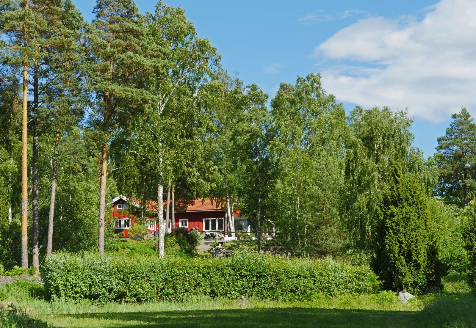 Panasonic Lumix DMC-GX8 sample photo. Swedish house, holiday house photography