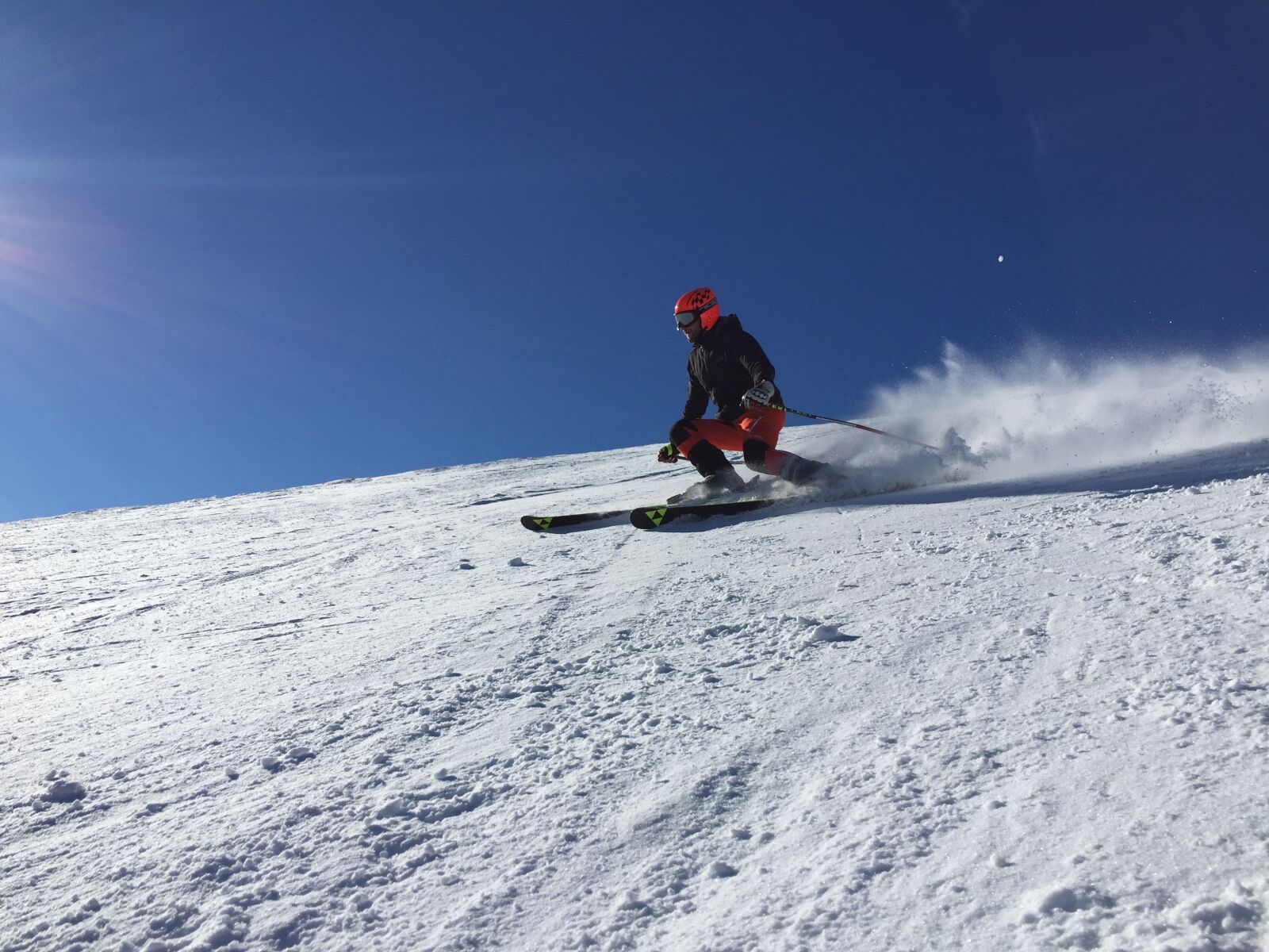 Apple iPhone 6 sample photo. Ski, blue sky, sky photography