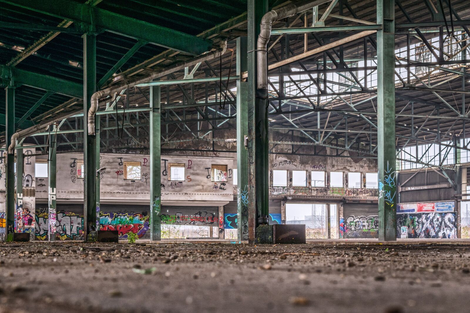 Nikon D3300 sample photo. Lost places, hall, railway photography