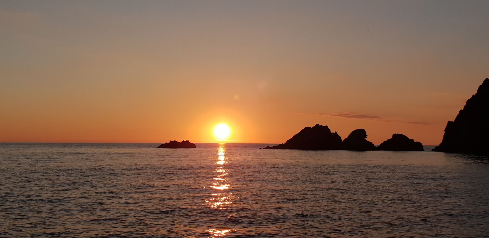 Samsung Galaxy S9 sample photo. Sunset, island, corsica photography
