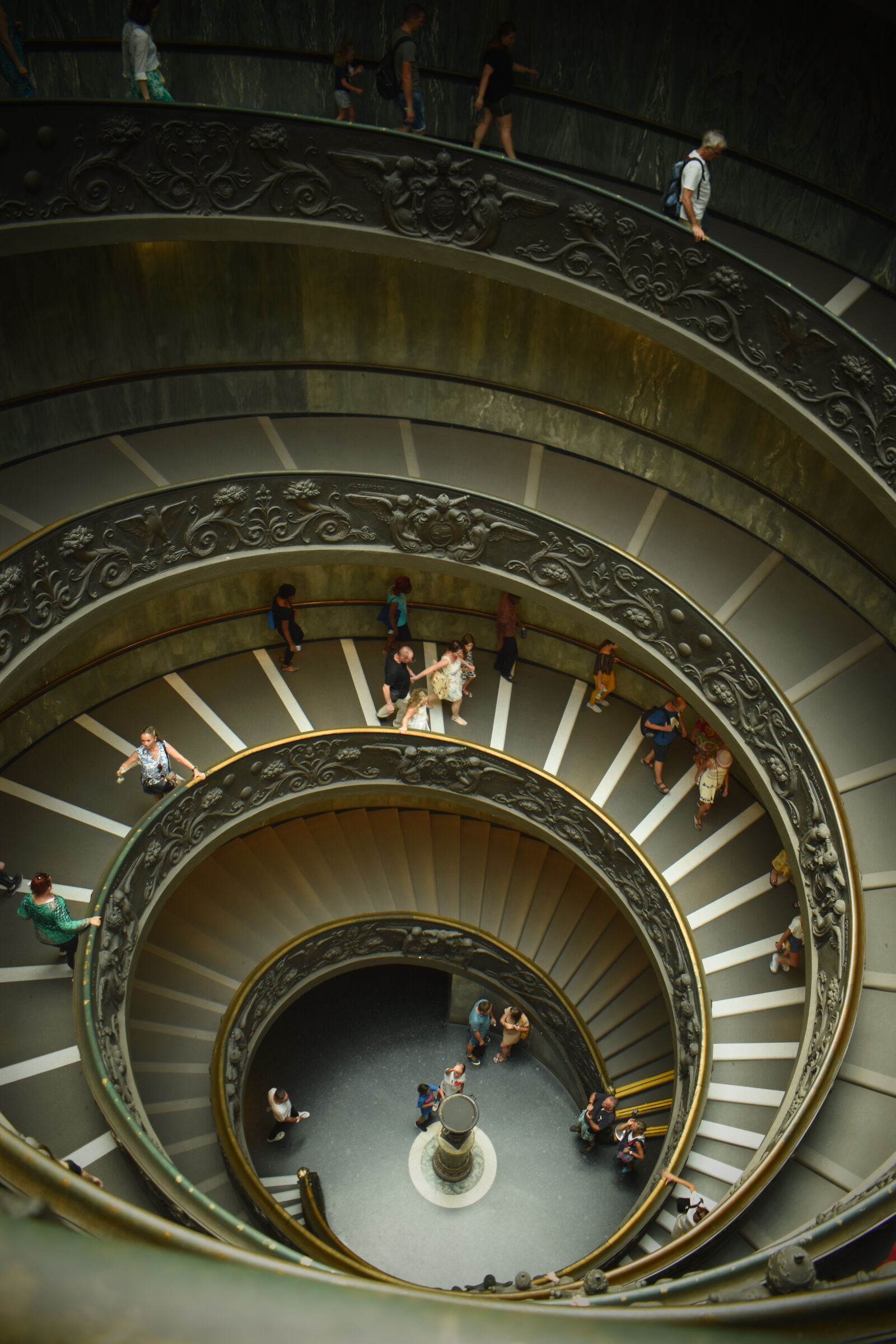 Nikon D5500 sample photo. Staircase, rome, vatican photography
