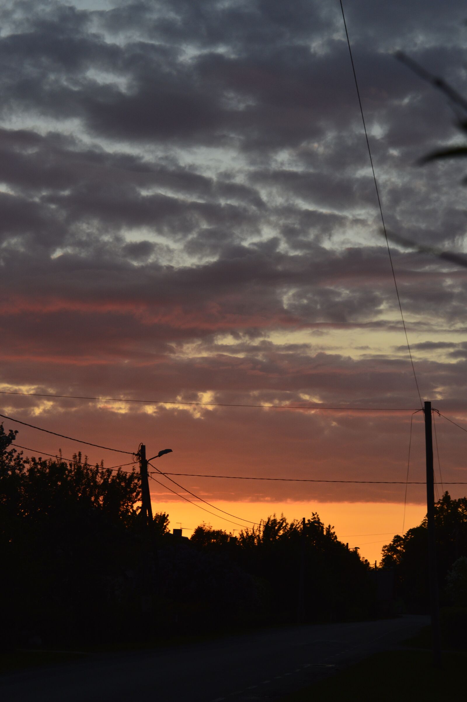 Nikon D3200 sample photo. Sunset, sun, clouds photography