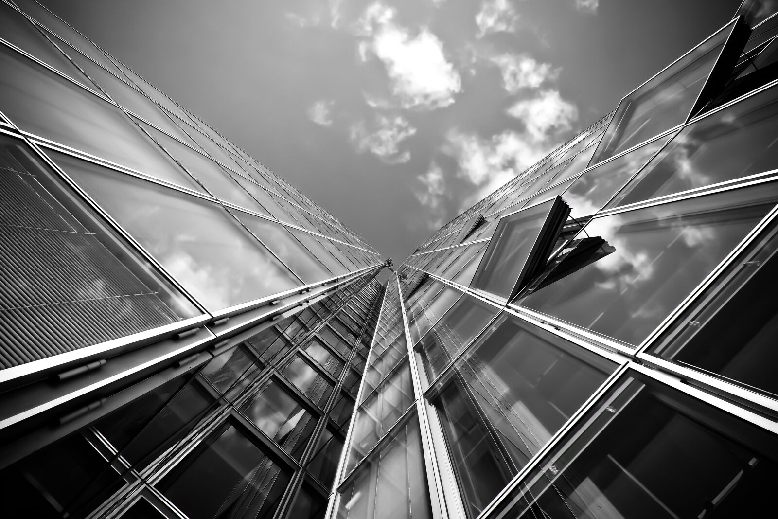 Olympus OM-D E-M10 sample photo. Architecture, skyscraper, glass facades photography