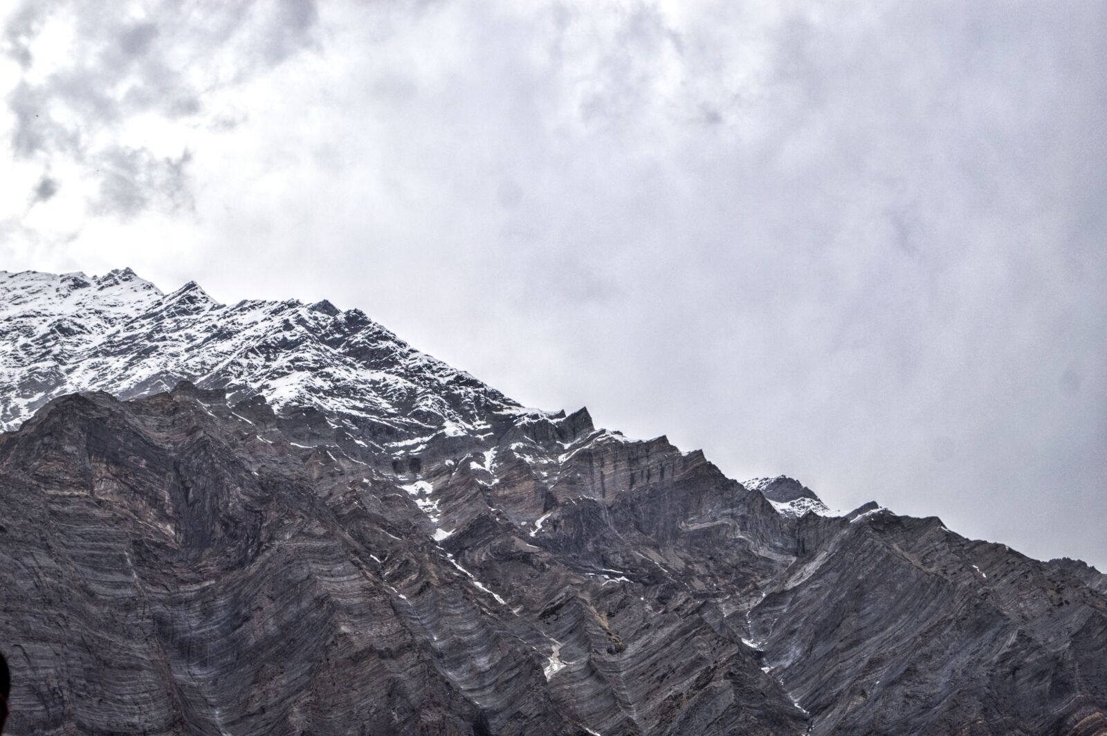 Nikon D3200 sample photo. Mountain, snow, sky photography