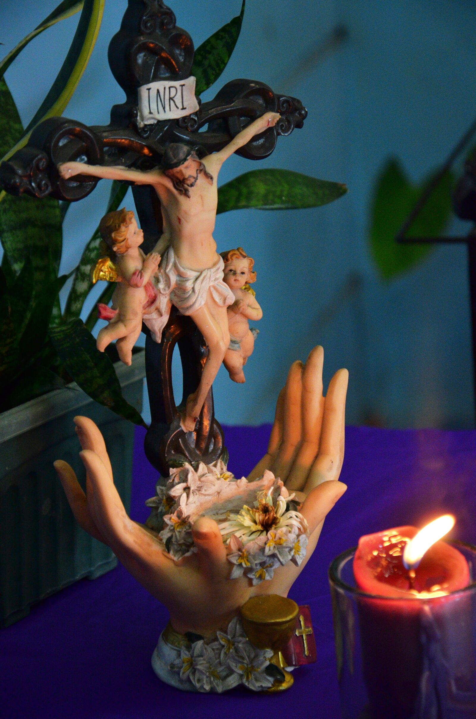 Nikon D7000 sample photo. Candle, jesus, christ photography