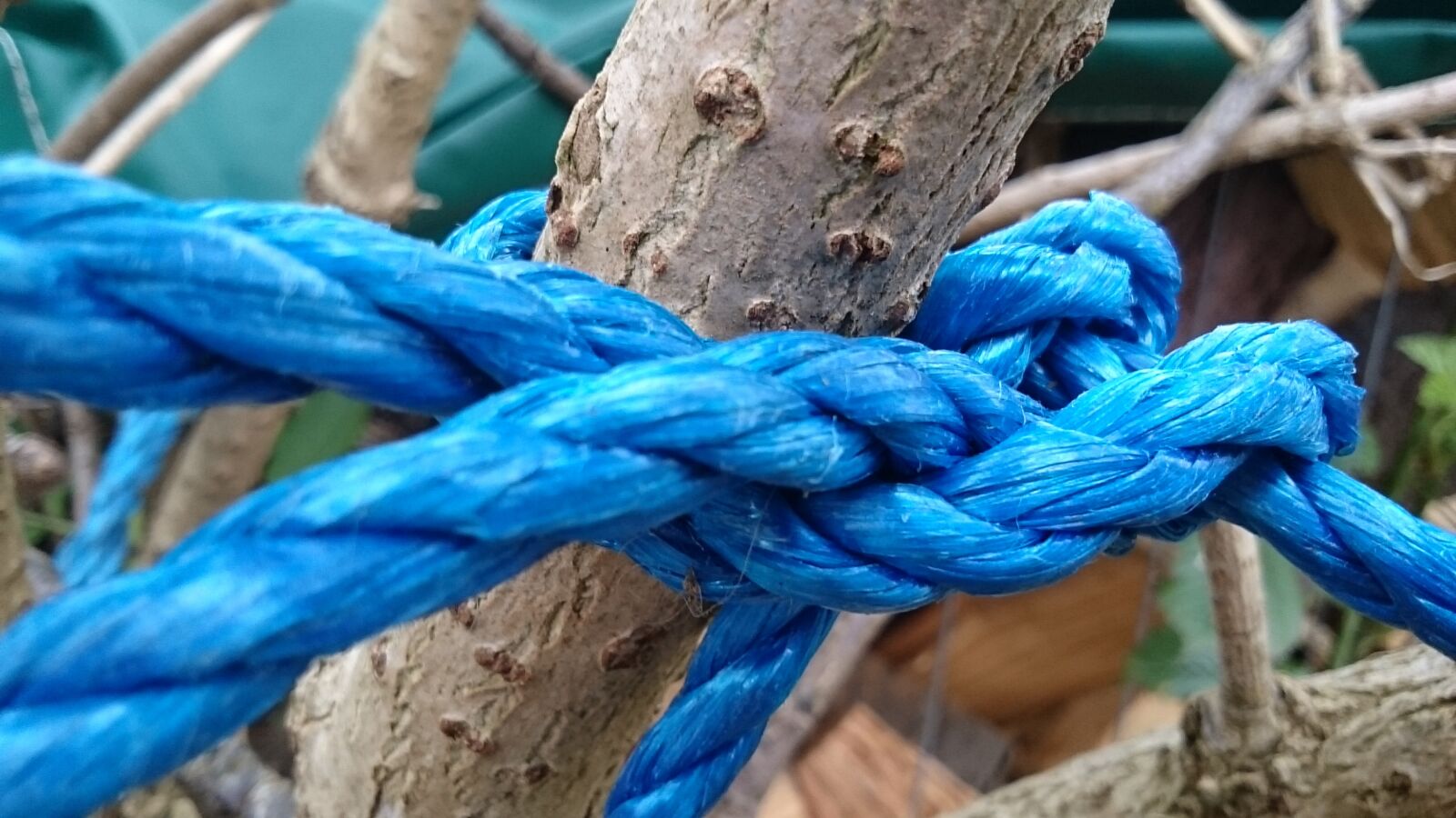 Sony Xperia Z Ultra sample photo. Rope, texture, blue photography